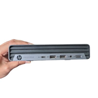 HP PRODESK 600 G6 MINI DESKTOP PENTIUM GOLD G6400T  DUAL CORE 3.4 GHZ DDR4 8GB 256GB NVME SSD  USB WIFI WINDOWS 11